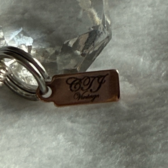 Purse Charm/ Keychain- Rhinestone Rose- Handmade - Picture 11 of 11